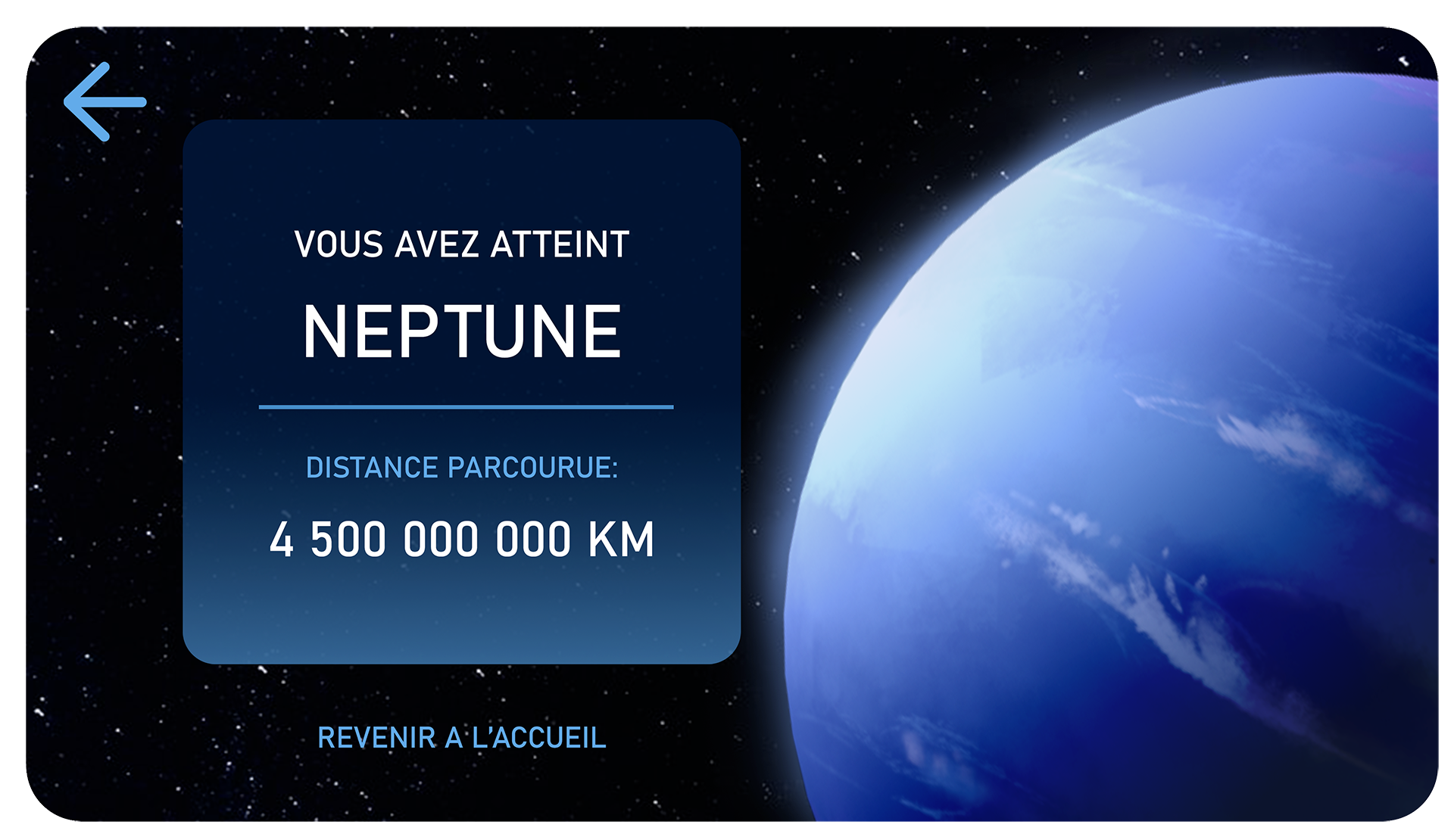 Epinal Planetaire Informations sur Neptune